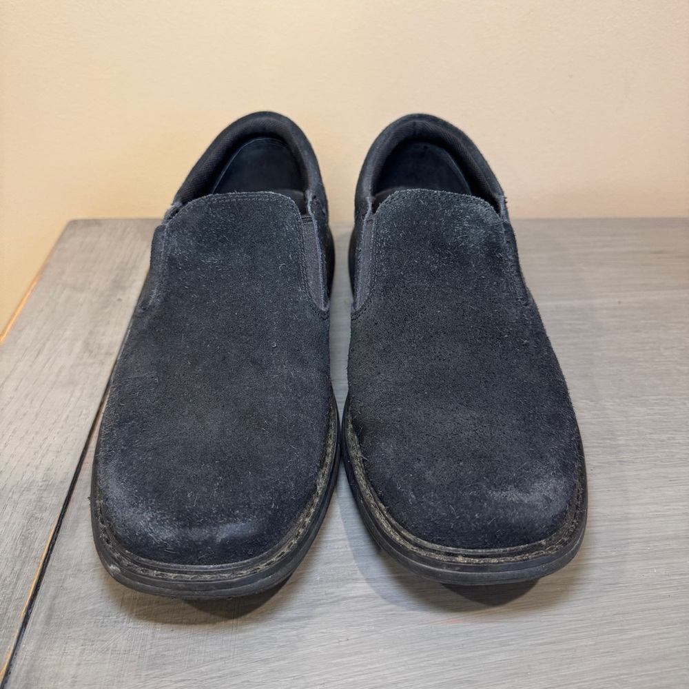 Merrell World Vue Moc Men's Size 9.5 Black Suede‎ Slip-on Sneaker Loafer J94037